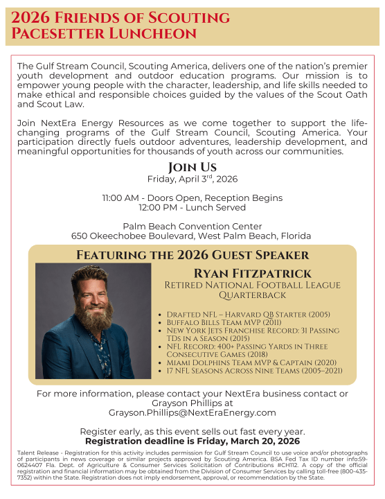 pacesetter sponsorship ryan fitzpatrick